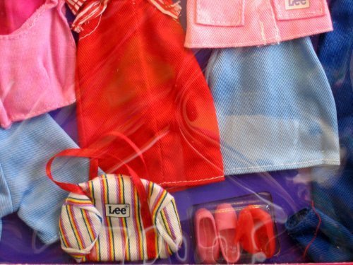 Barbie LEE Jeans Fashions 4 Fashion Gift Set - Easy To Dress (1995